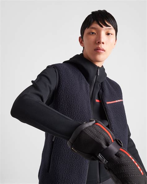 prada fleece vest